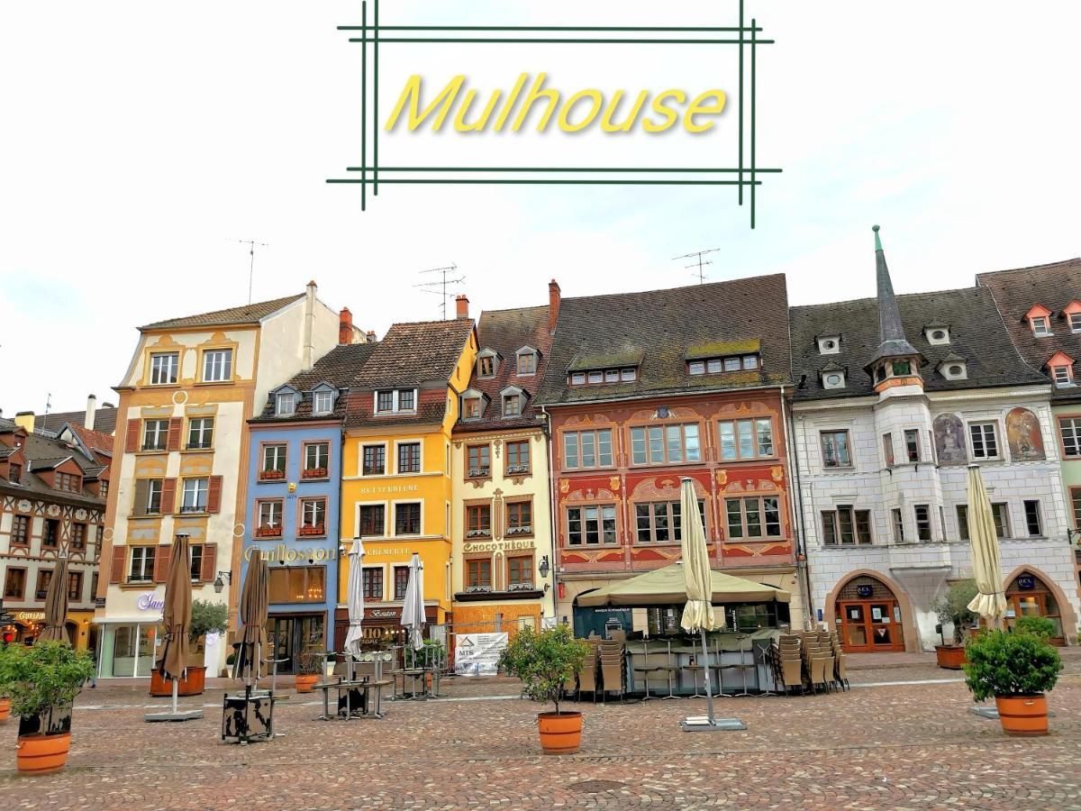 Loft Avec Verriere A 5 Min A Pieds De La Gare Mulhouse Exterior foto